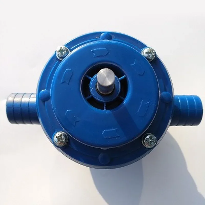 Blue Self-Priming Dc Pumping Self-Priming Centrifugal Pump Household Small Pumping Hand Electric Drill Water Pump MJ