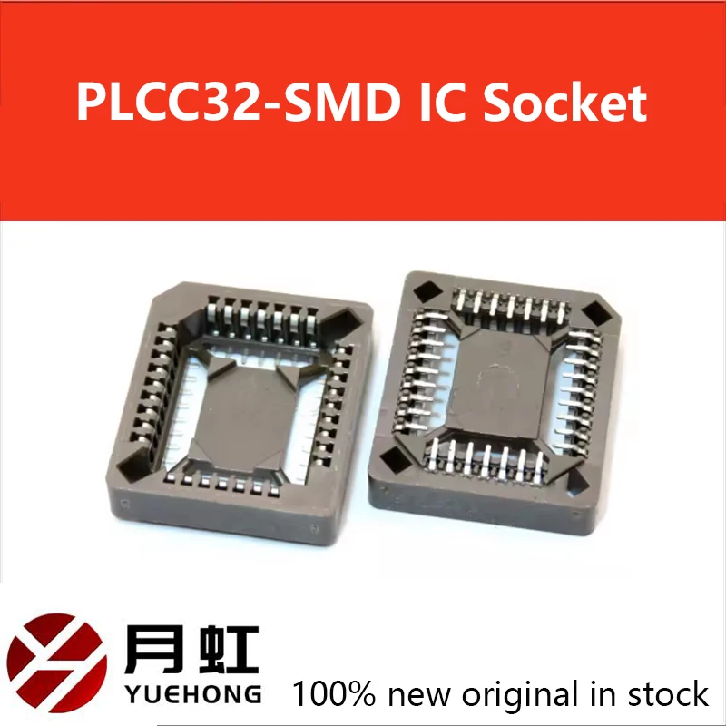 

10PCS PLCC32-SMD IC Socket , PLCC32 Socket adapter , 32 Pin PLCC PLCC-32 Converter