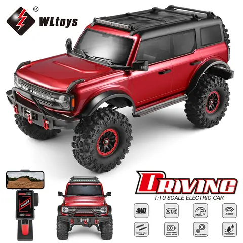 WLtoys 104020   1/10 전문 RC 자동차 오프로드 4x4 2.4G 4WD 원격 제어 자동차 45 분 작업 시간 등산 자동차 성인 장난감