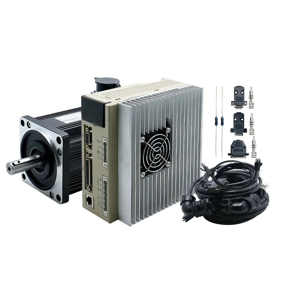 HLTNC 110ST-M06020 + T3L-L30F-RABF 6NM 1.2KW 220v 2000rpm محرك معزز لأدوات آلة التصنيع باستخدام الحاسب الآلي الصناعية الأوتوماتيكية لجهاز التوجيه باستخدام الحاسب الآلي