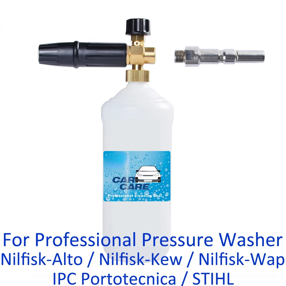 Foam Cannon Blaster Snow foam Lance foam generator for Professional Pressure Washer Nilfisk-Alto KEW WAP IPC Portotecnica STIHL