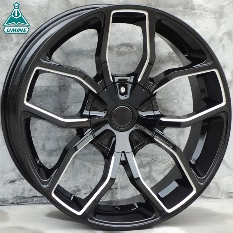 

22inches Wheels 22 Inch Customized Coating Offroad 5 Hole Aluminum Car Wheel Rim Black