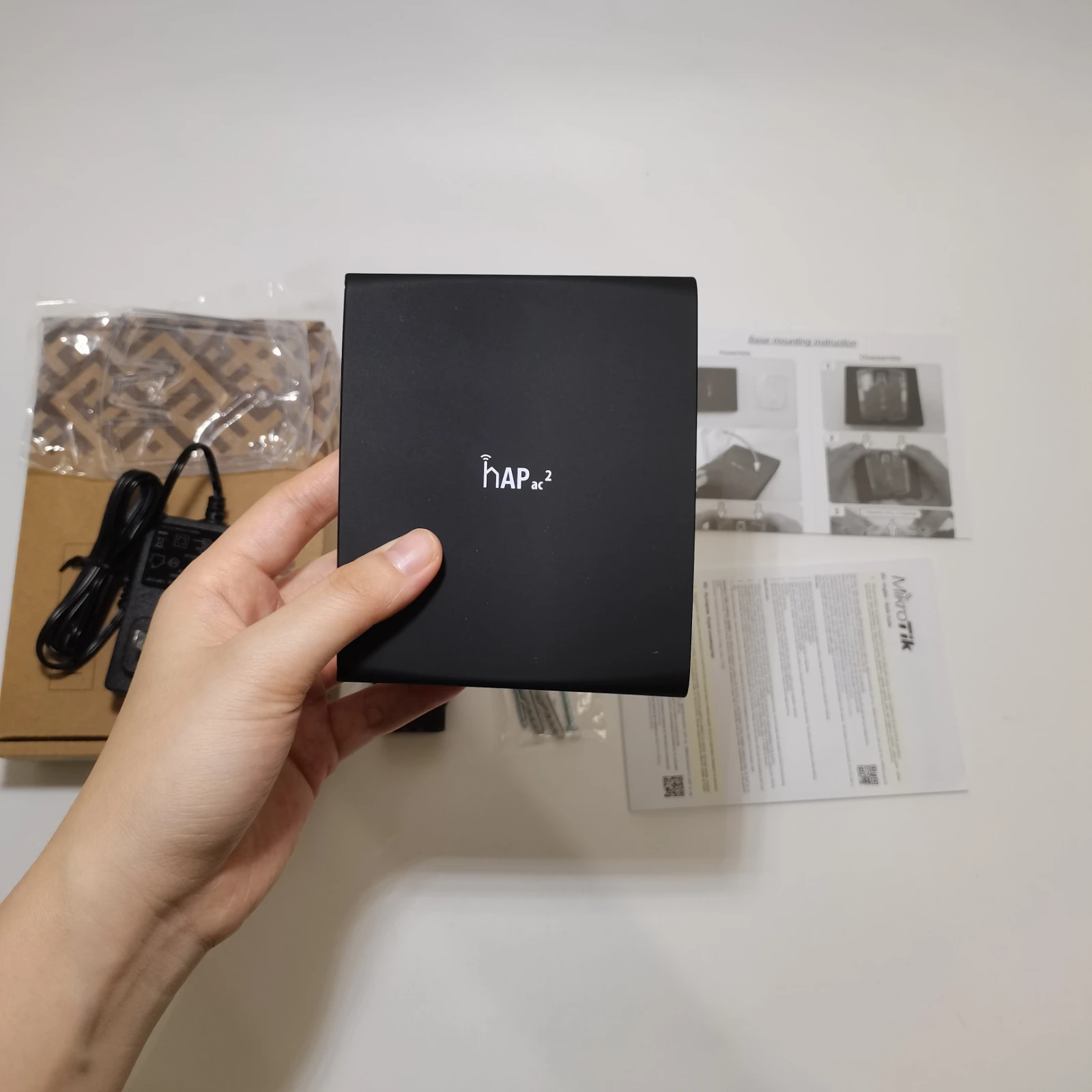 MikroTik-HAP AC2 نقطة وصول مزدوجة التيار، 2.4 و5G WiFi، 5 منافذ إيثرنت جيجابت، RBD52G-5HacD2HnD-TC، جودة عالية