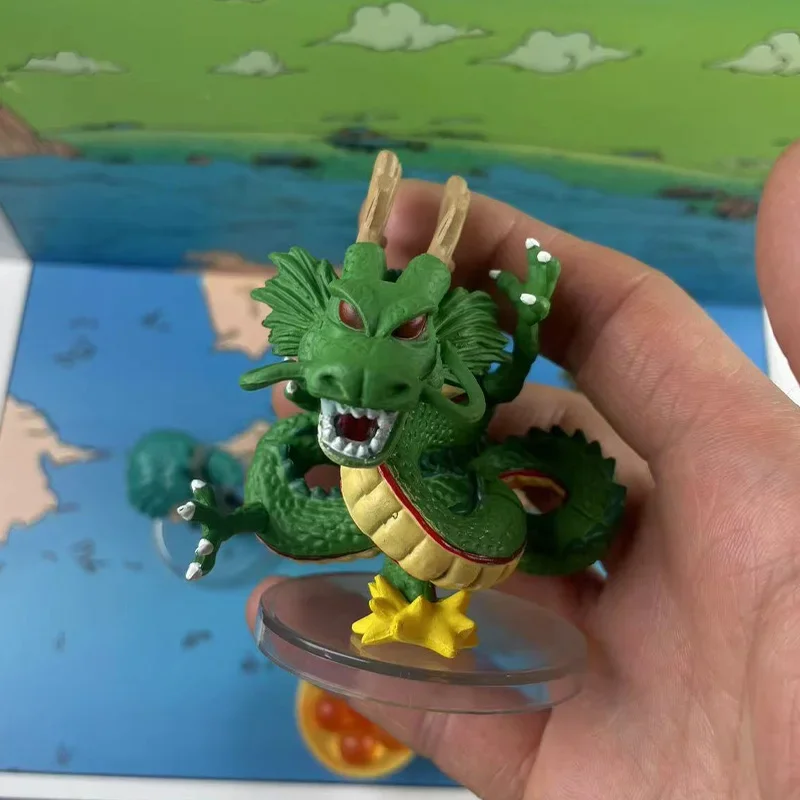 8cm dragon ball anime figura bulma porunga namek shenron son goku kami 6 pçs estatueta de ação estátua pvc coleção modelo brinquedo presente
