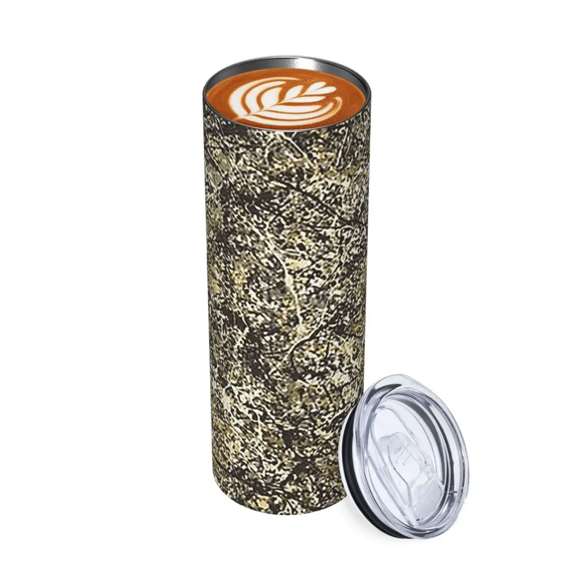 Jackson Pollock One Number 31 Stainless Steel Tumbler Vacuum Insulated Mugs Thermal Cold Cup Straw With Lid 20oz