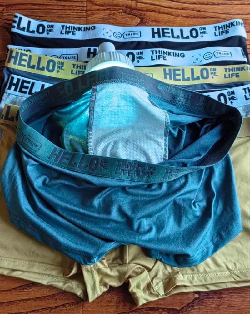 6-teiliges Set Herren-Unterwäsche Baumwoll-Unterhosen Reine Baumwolle Männer-Slips Atmungsaktive Boxershorts Komfortabel Weich Übergröße – Detail 7