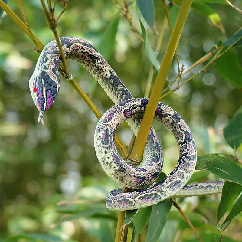 New Realistic Simulation Snake Model Scary Rubber Snakes Tricky Pranks Toys Horror Toy For Halloween Event Party Gag Gifts