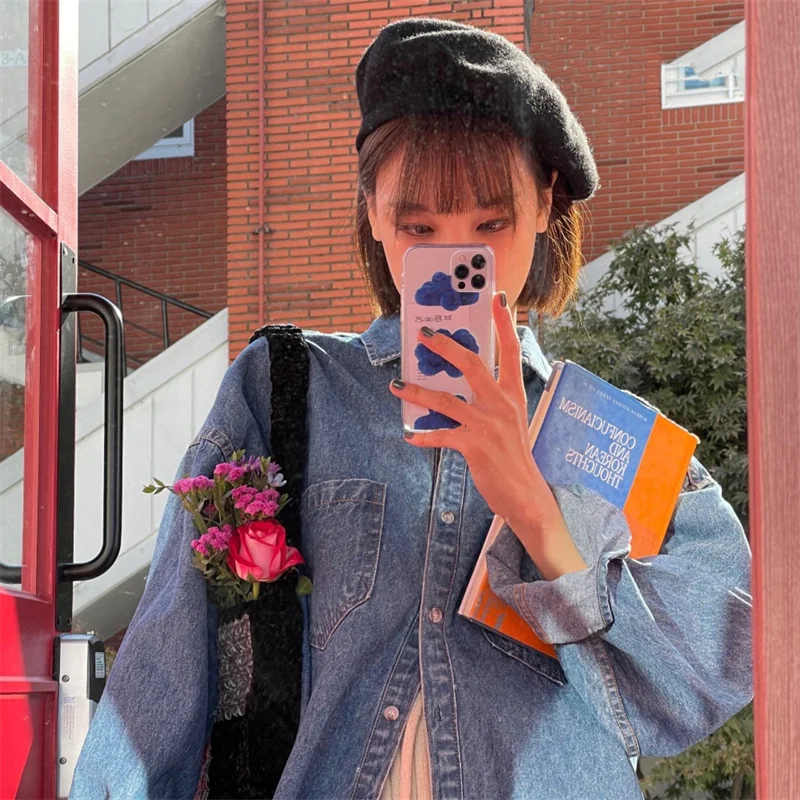 Blau Faul Bär Telefon Fall Für iPhone 14 13 12 11 Pro Max Mini 7 8plus Se2020 XS XR weiche Kristall Transparent Silikon Zurück Abdeckung