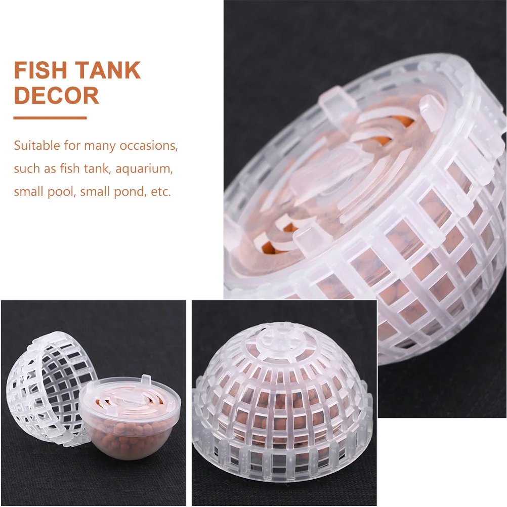 

2Pcs Mineral Balls Aquatic Plant Cultivation Durable Filter Holder Fish Tank Aquarium Decor Shrimp House balls