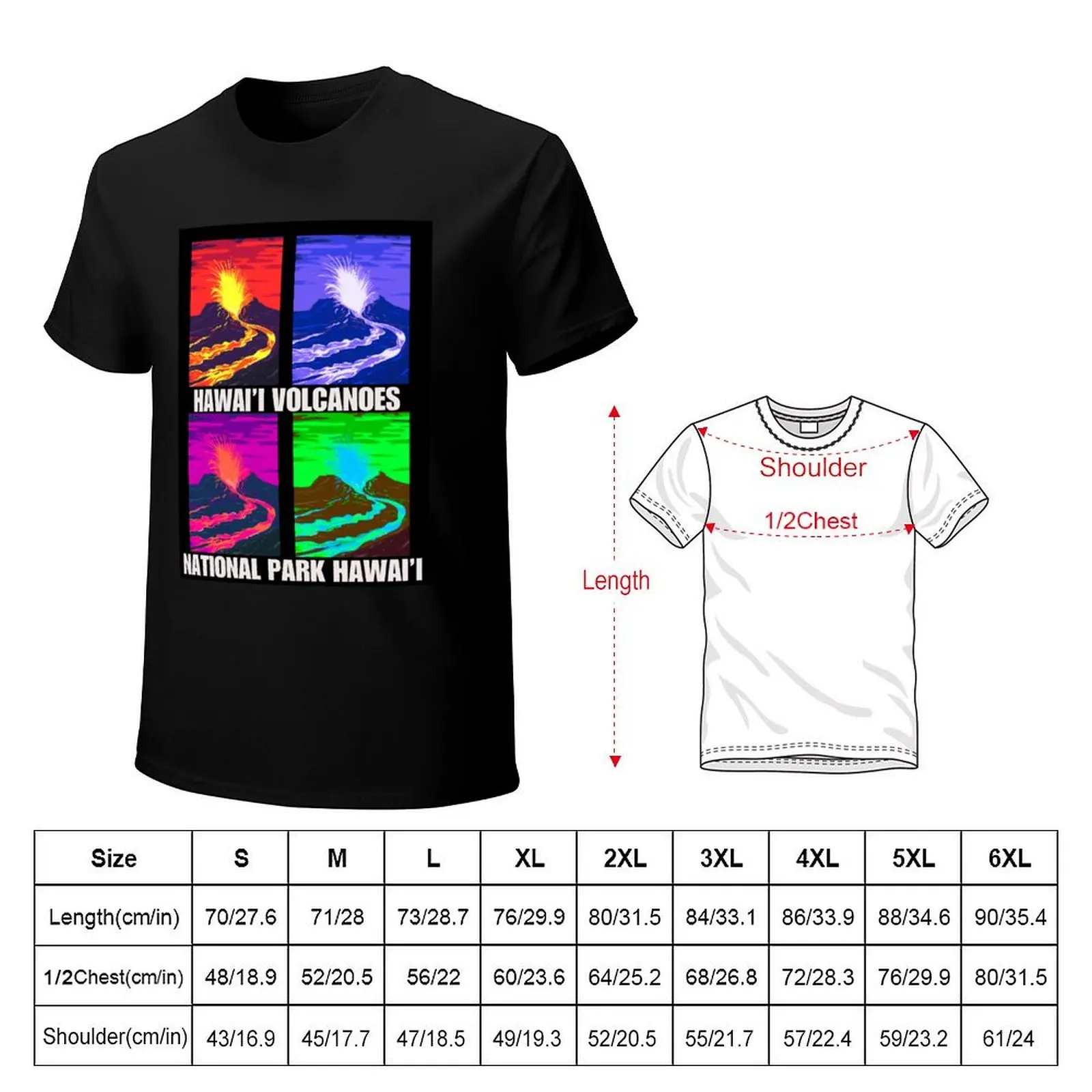 Hawaii Volcanoes - National Park Hawai'i T-Shirt Active Wear Sports T-Shirt for Men