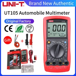 UNI-T UT105 UT107 UT109  LCD Automotive Handheld Multimeter AC/DC Voltmeter Tester Meters with DWELL,RPM,Battery Check