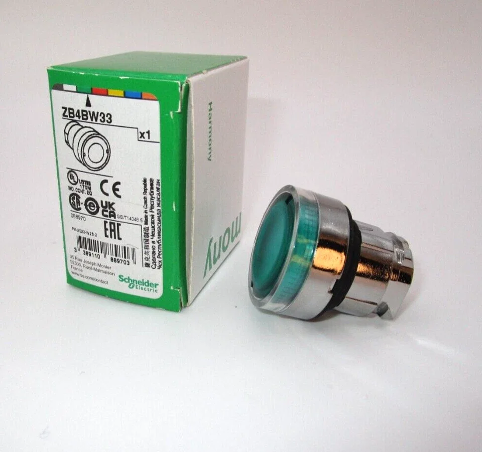 zb4bw33-harmony-botao-de-pressao-de-22mm-cabeca-de-botao-iluminada-embutido-retorno-por-mola-verde-para-lampada-ba9s