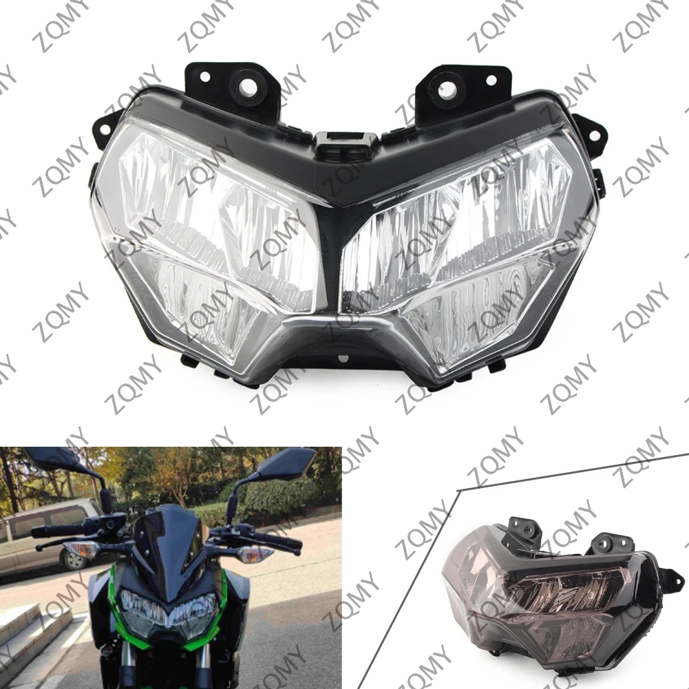 Motorcycle Headlight Assembly Headlamp Front Face Lights Head Lamp Fairing For Kawasaki Z400 2018-2022 For Z650 Z900 2020-2022