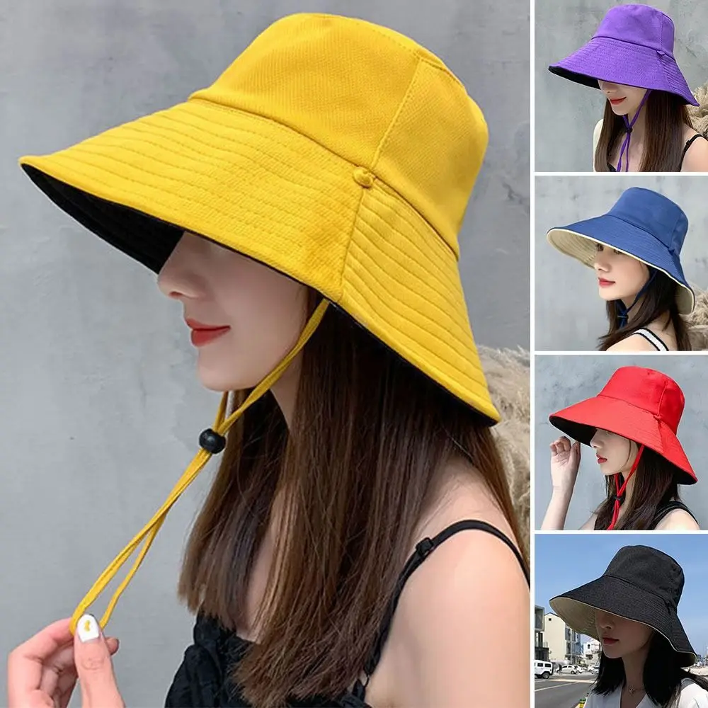 

Portable Panama Hat Anti-UV Foldable Bucket Hat Sun Hat Beach Cap Fisherman Cap