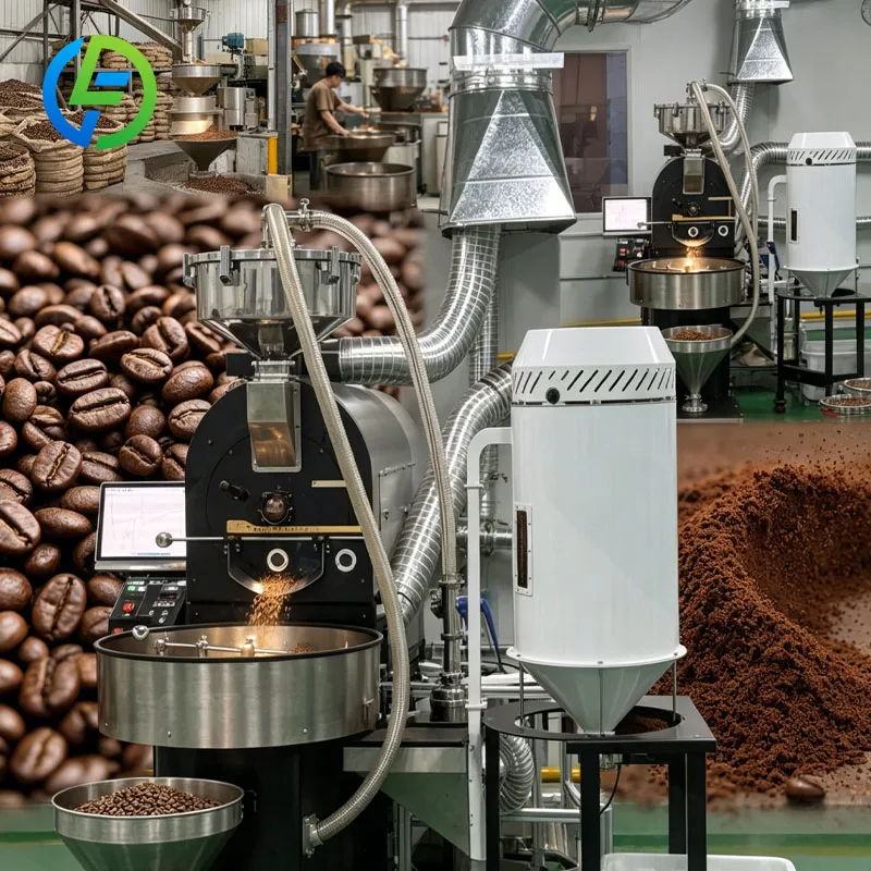 Coffee Manufacturing Line Coffee Bean Processing Roasting Cooling Milling Packaging Solution Customized