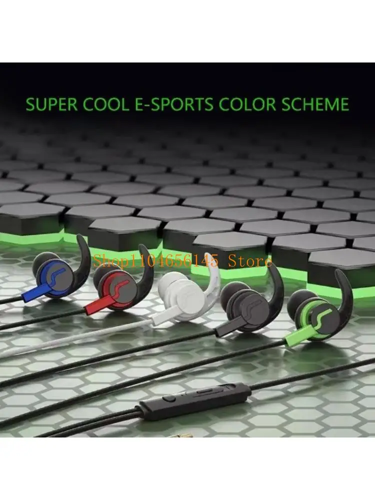 

5asd Nonslip In Ear Headset Improved Bass Effect 3.5mm/Type C Port For Mobile Devices Computer Laptop Compatibility