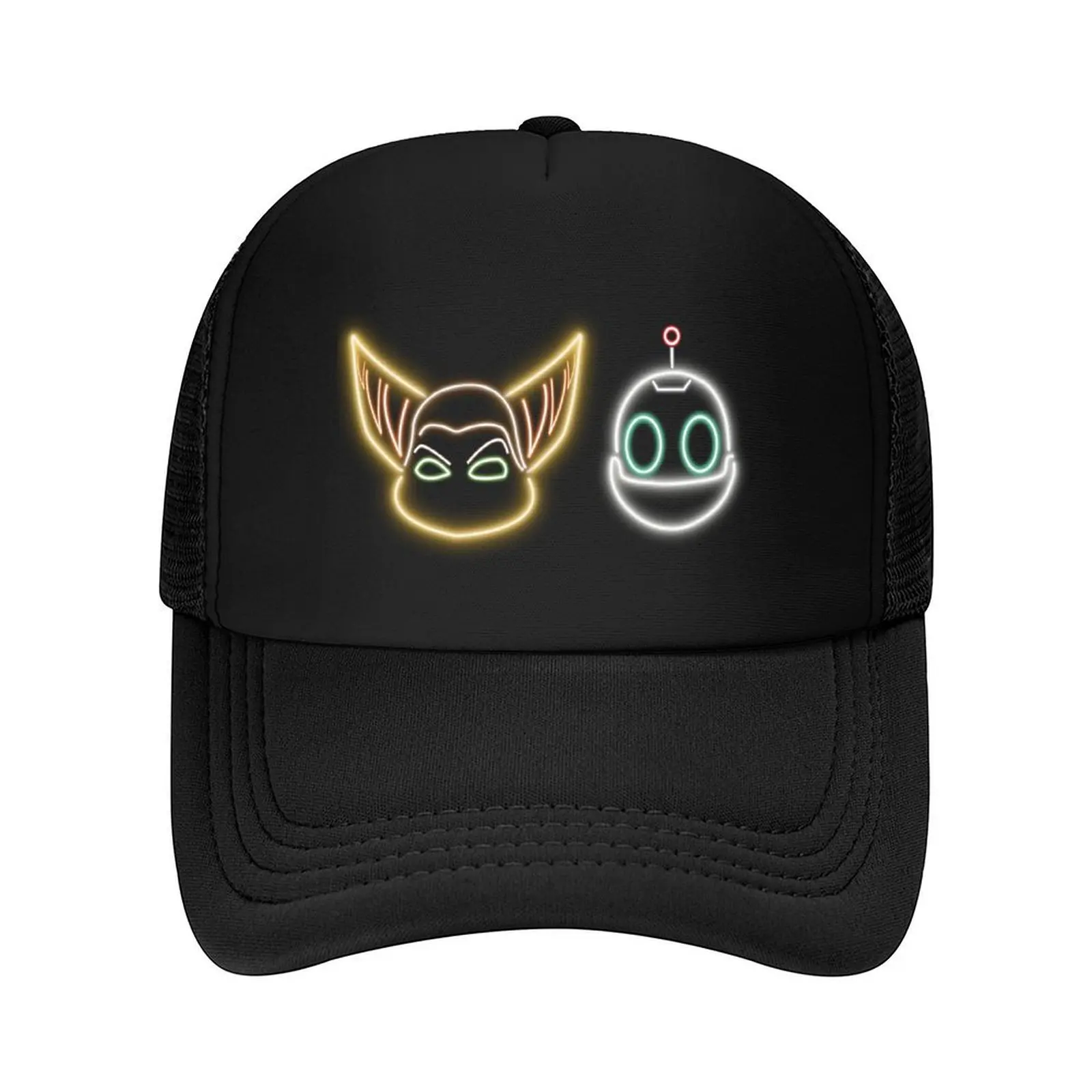 

Ratchet and Clank Neon Sign Baseball Cap Fishing cap Golf Luxury Cap Horse Hat Caps For Women Men's