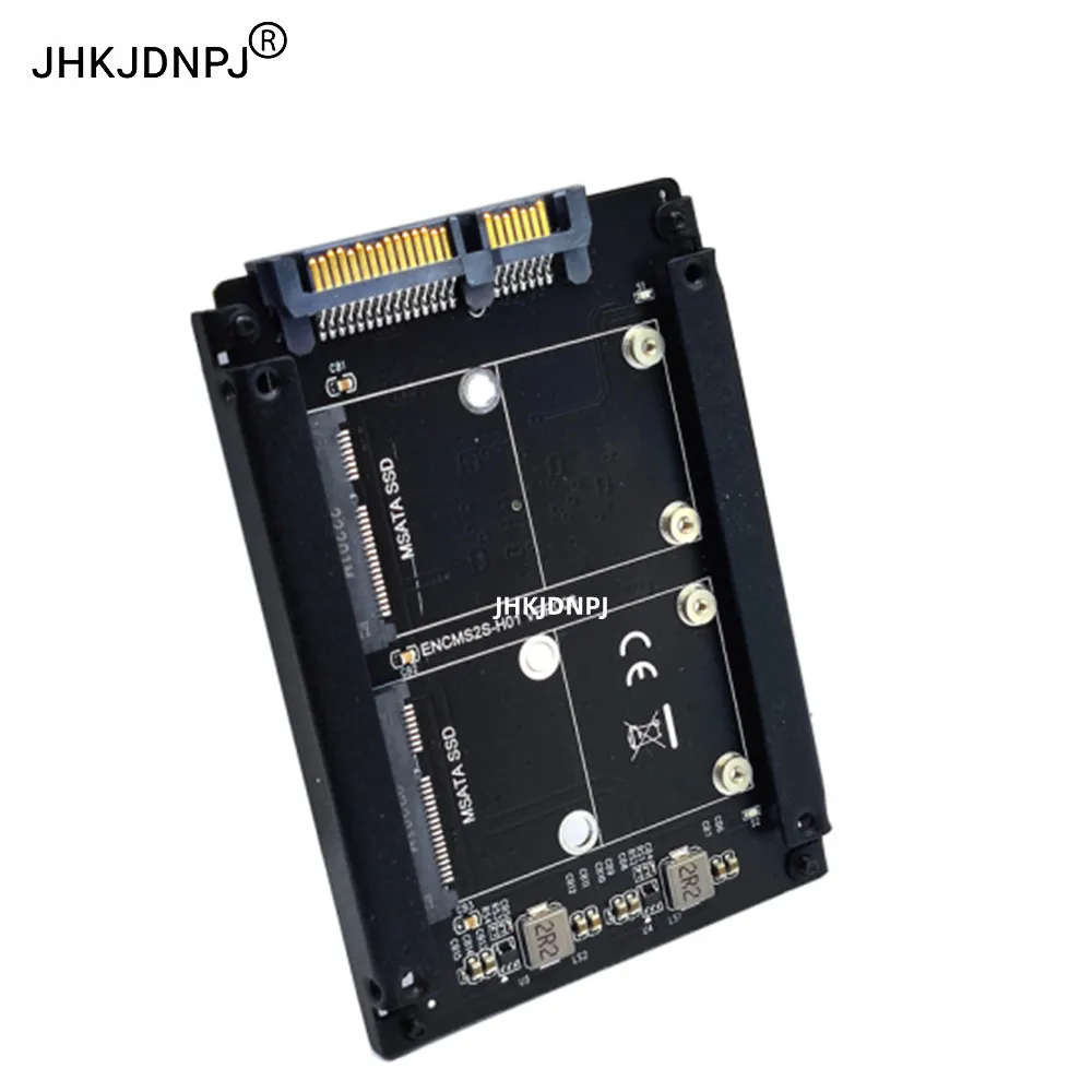 SATA3 to Dual mSATA SSD Adapter Card 6Gbps Interface Converter