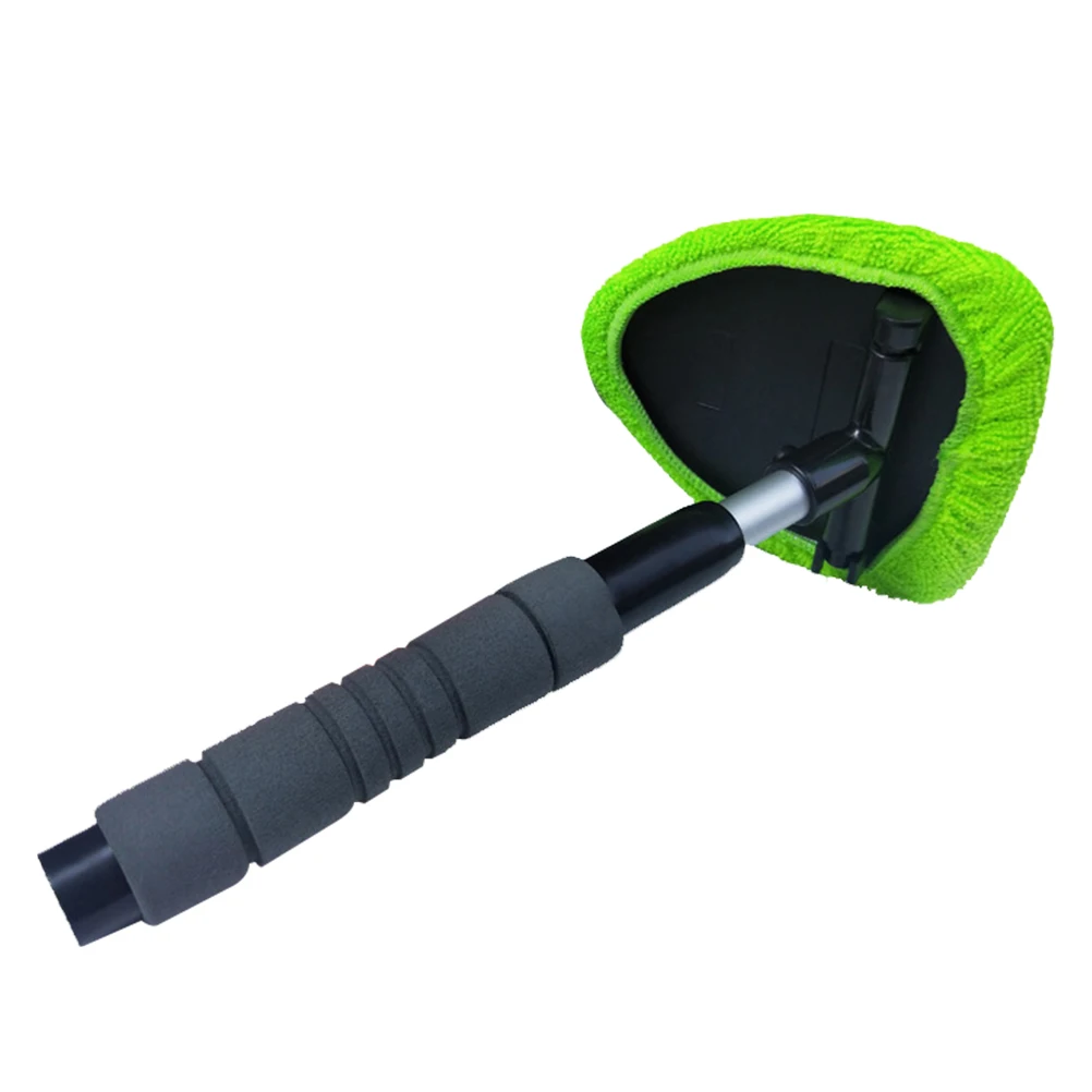 

Glass Cleaning Brush Car Window Auto Device Superfine Fiber ABS Material Water Absorption Durable Lightweight Easy Store Window