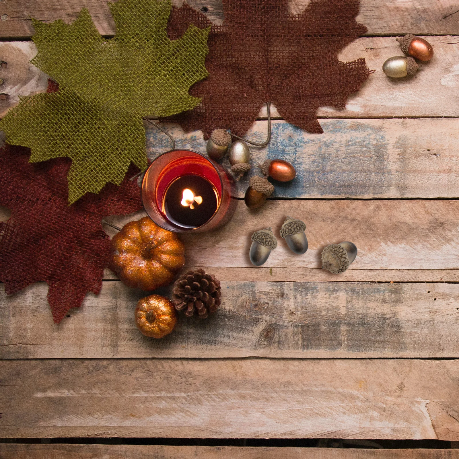 

20 Pcs Simulated Acorn Decoration Christmas Decorations Nut Decorative Acorns Artificial