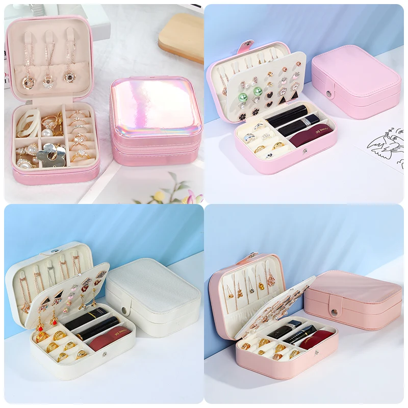 

Шкатулка для хранения ювелирных изделий, бокс большой емкости для ювелирных изделий, ожерелий, колец, антиокислительная коробка для драгоценностей