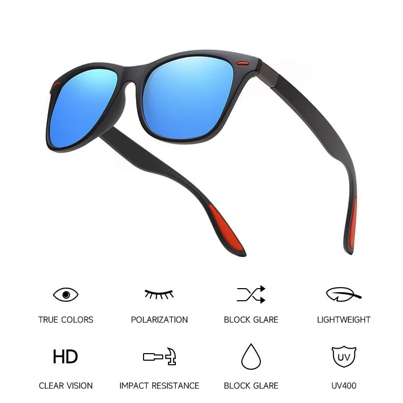 Half Frame Polarized Sunglasses Man Woman Luxury Brand Designer Sun Glasses Male Retro Rivet Mirror Eyewear Metal Gafas De Sol