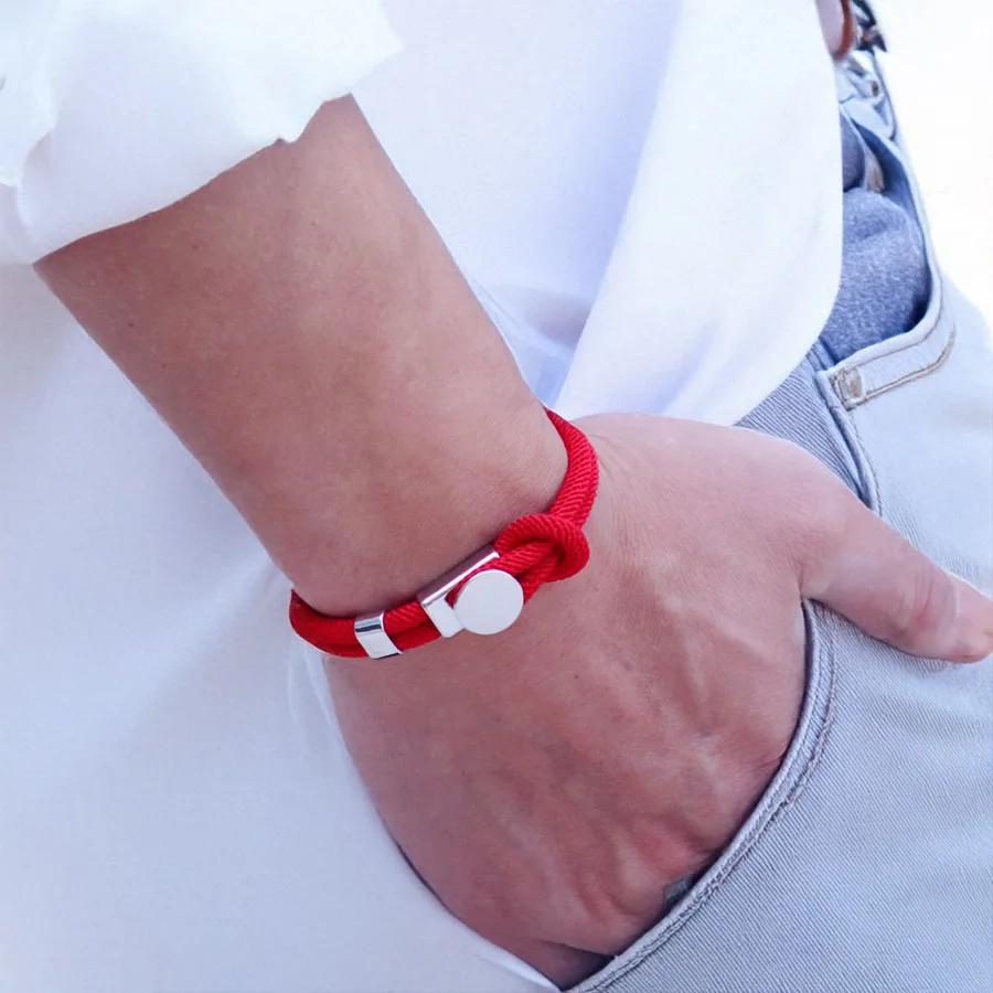Fashion Men Rope Bracelet Grade A 4mm Ethnic Lucky Cord Chain Braslet 6 Colors Nautical Wrap Braclet Pulseras Homme Accessories