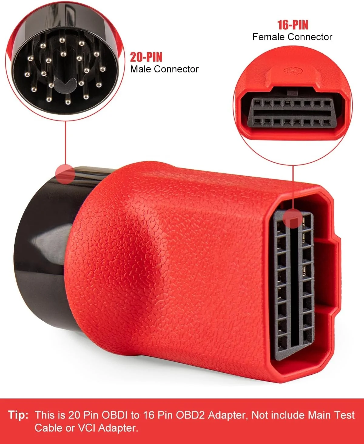Autel For BMW-20 Adapter 20 Pin OBD2 Adapter For MaxiSys MS908 MS908P MS906 OBD DLC Connector Diagnostic Tool Car Accessories
