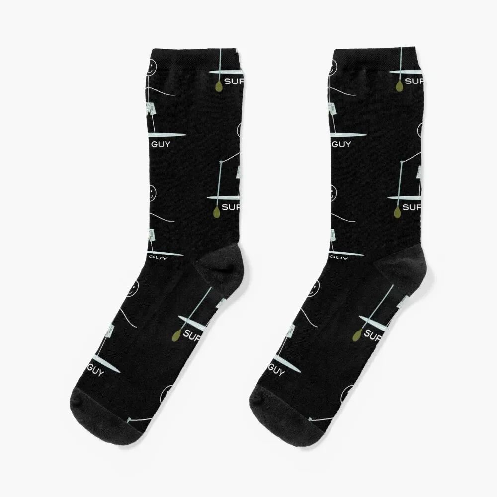 

Funny Mens Paddleboarding Guy SUP Socks tennis designer brand Socks Women Men's