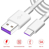 1M USB-A Typec 5A Super-Fast Charging Data Cable Charger For Samsung Huawei Xiaomi Honor Mobile Phone Laptop Computer Quick Cord