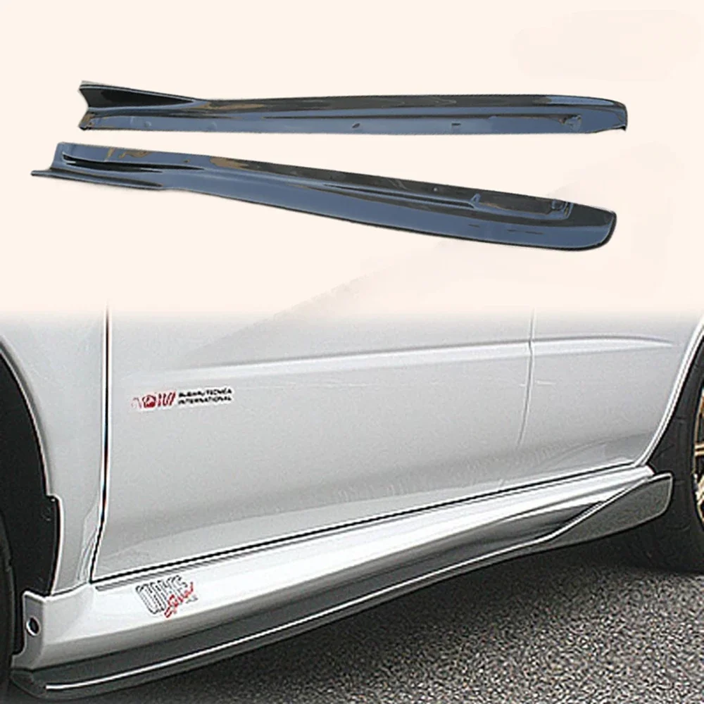 

For Subaru Impreza 7 8 9 Chargespeed Bottom Line Side Skirts Extension Carbon Fiber