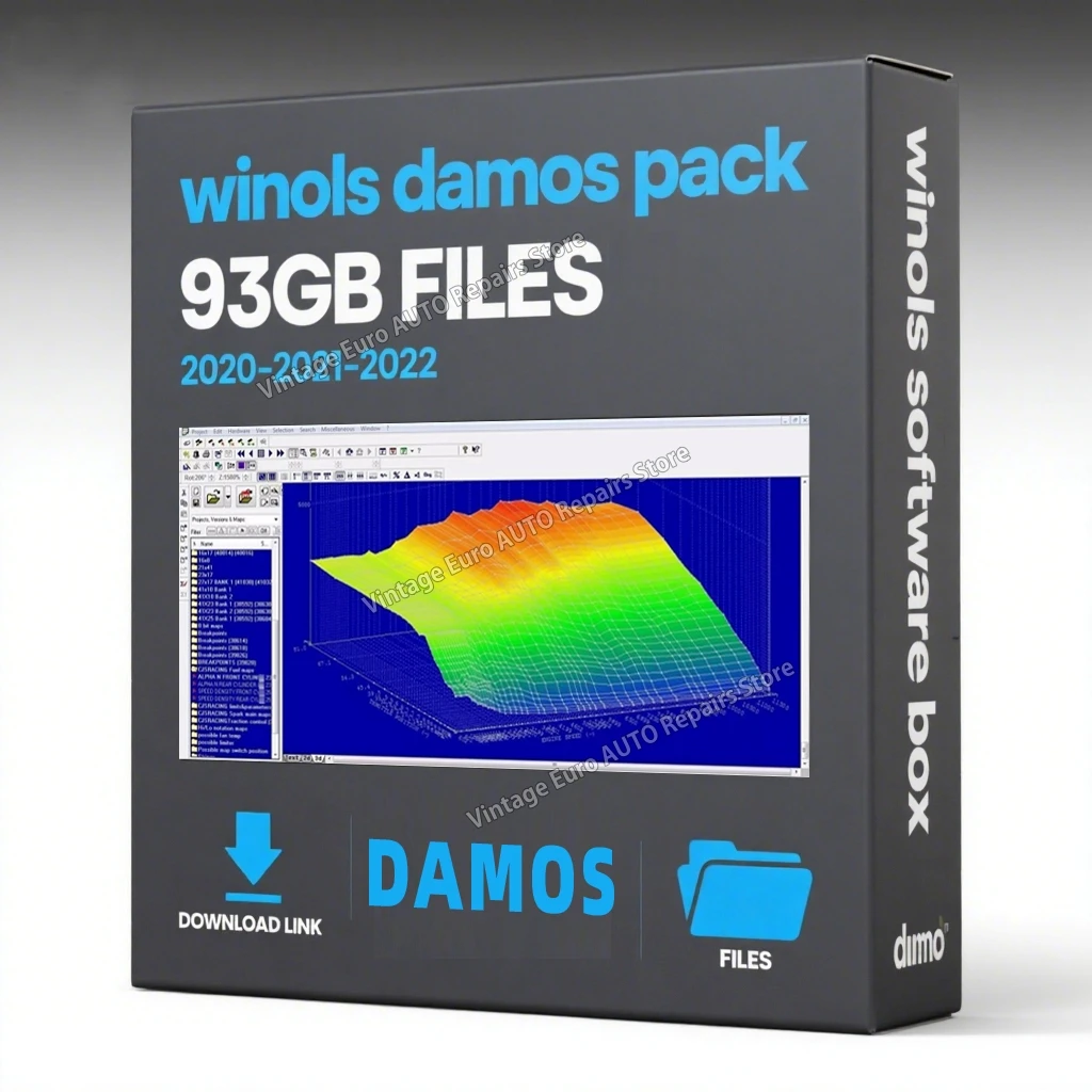 

Newest 93GB WINOLS DAMOS Big Archive Damos Mappacks for Winols Software BIG PACK Package Chip Tuning Maps All data maps file