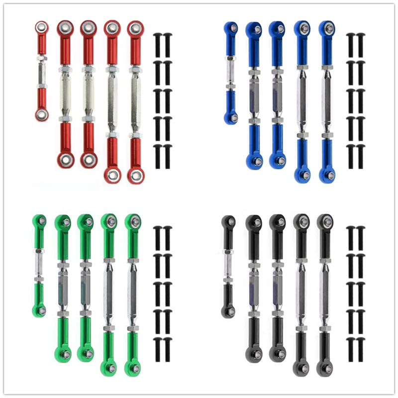 ABGN 5 шт. металлический стержень сервопривода для VRX Racing RH1043 RH1045 RH1043SC RH1045SC RH817 RH818 детали для обновления радиоуправляемого автомобиля