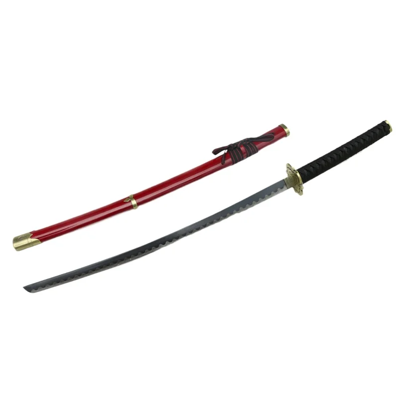 104 cm/40,94 pollici Tohken Ranbu Spada medievale Katana Modello Puntelli Periferiche di gioco Cosplay Artigianato in legno Forniture per feste Regali di festa