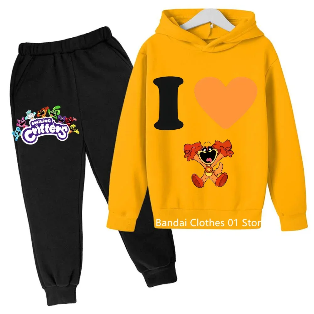 

Smiling Critters Clothing Sets Children 2-16 Years Suit Boys Tracksuits Kids Brand Sport Suits Cartoon Hoodies Tops +Pants Set