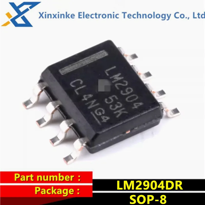 LM2904DR LM2904 SOIC-8 Operational Amplifiers - Op Amps Dual General-Purpose Op Amp High Gain Amplifier ICs Brand New Original