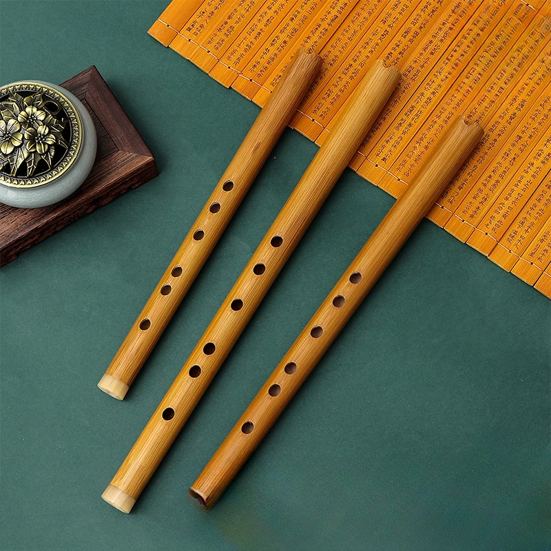 6 Keys Small Bamboo Sweet Flute Transverse Flute Professional Traditional Chinese Wind Musical Instrument Luxury Instrument