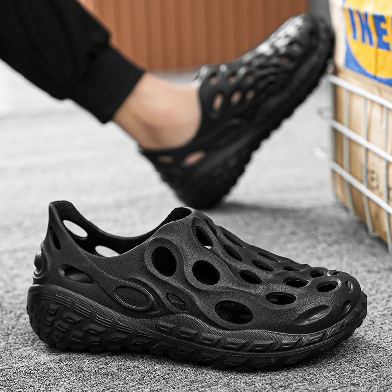 2024 Summer Men Slippers Camouflage Platform Outdoor Clogs Shoe Beach Sandals Male Soft EVA Indoor Home Slides Lover Flip Flops