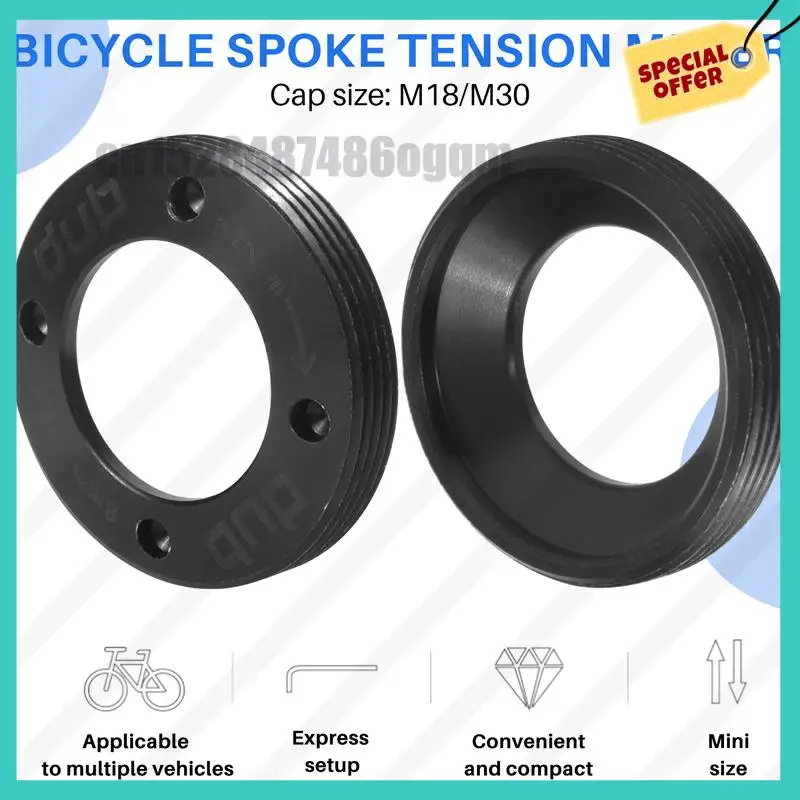 -ABJZ 2 قطعة غطاء ذراع كرنك متوافق مع نظام SRAM Dub، غطاء جانبي من سبائك الألومنيوم الأسود M18/M30 BB30 /Dub، غطاء تثبيت ذراع الساعد #1