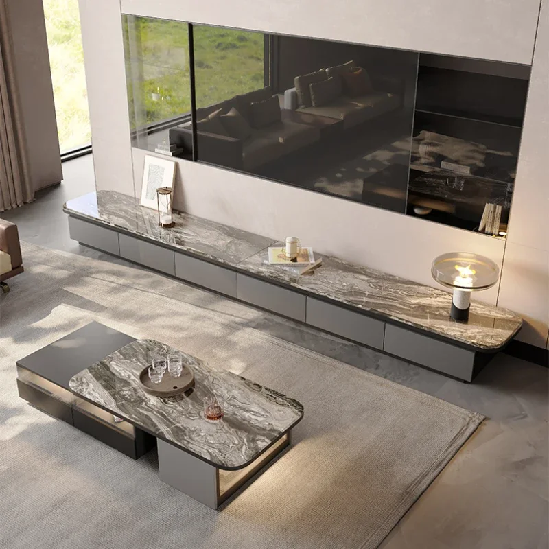 Storage Organizer Tv Table Living Room Mobile Modern Display Luxury Shelf Tv Stands Drawers Suporte Para Tv Trendy Furniture