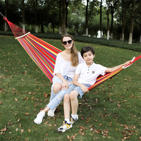 Outdoor Camping Anti Rollover Hammock Swing with Tree Ropes Capable of Bearing 300 Kilograms Outdoor Home Lazy Hanging Chair