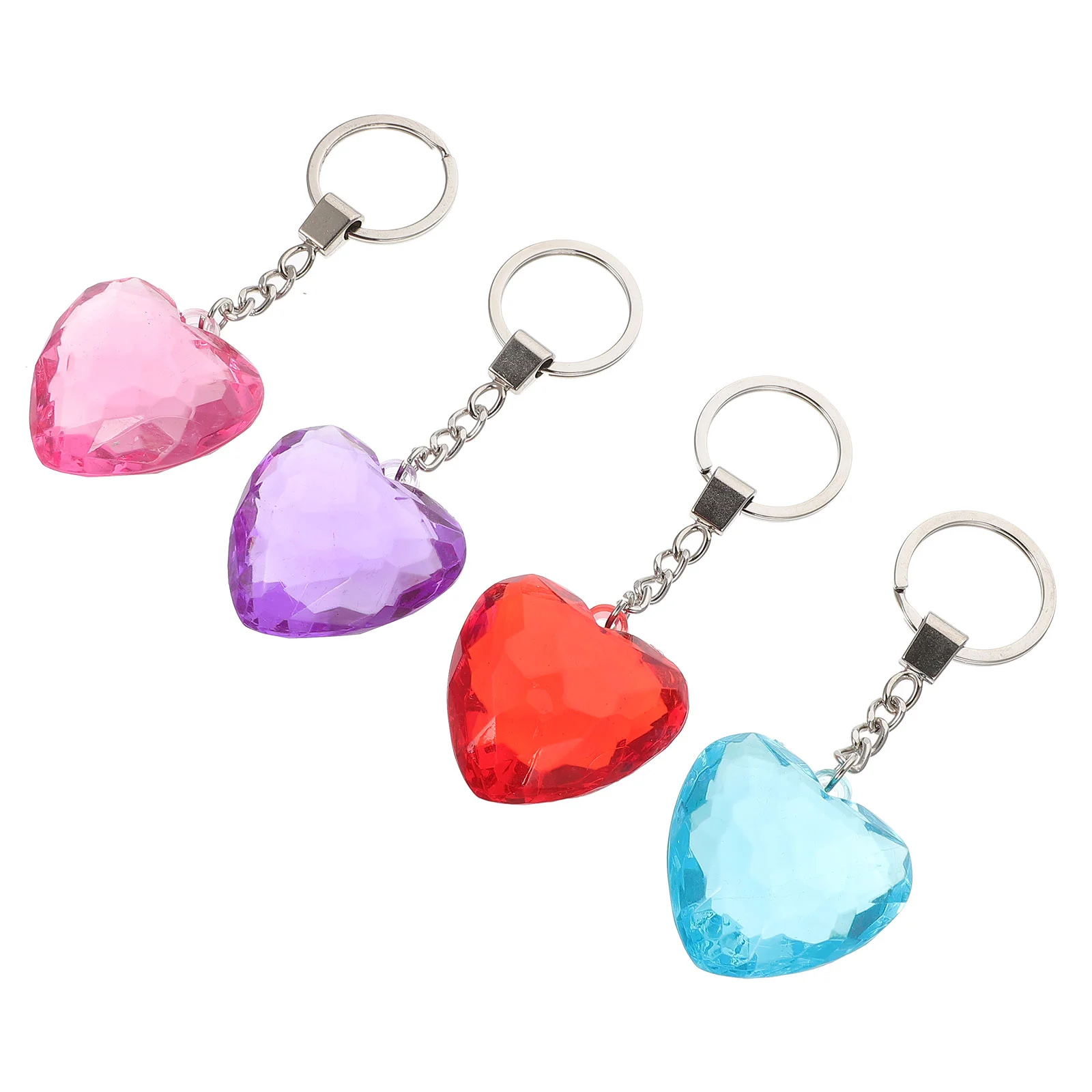 Heart Shape Keychains Acrylic Keychains Beautiful Key Rings Key Pendants Key Chain Keychains Bag Car Hanging