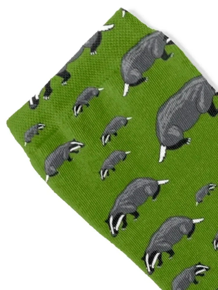 Save The Badgers Green Socks New year's winter Argentina Men's Socks Women's