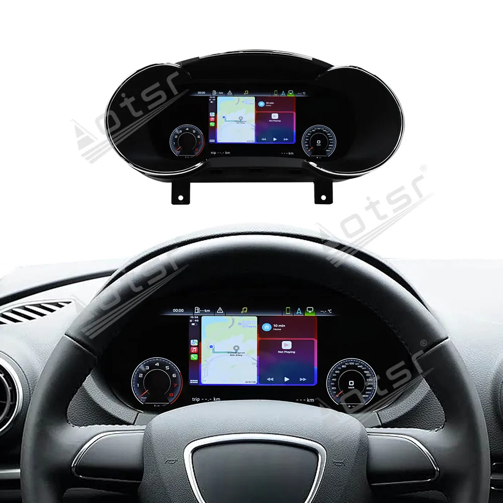 Digital Instrument Panel Virtual Cockpit Digitaal Dashboard For Audi A3 2014-2020 High Resolution LCD Gauge Cluster Upgrade Kit view 5