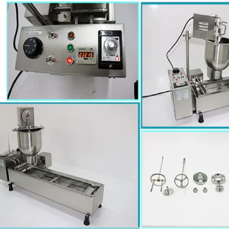 Fully Automatic Frying Equipment For Stainless Steel Electric Donut Making Machine