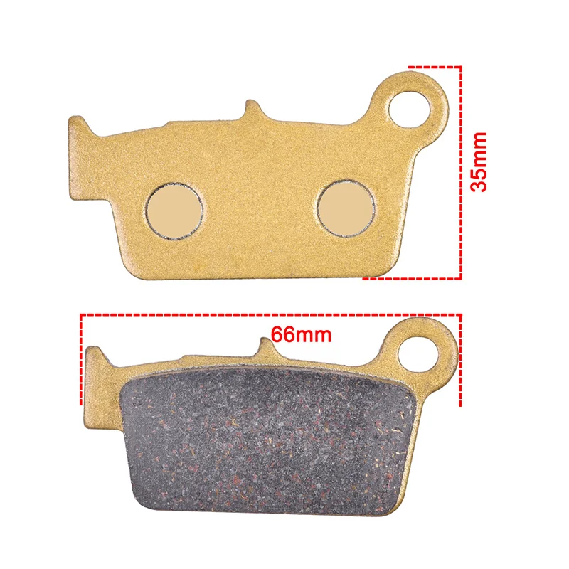 Motorcycle Rear Brake Pad for KAWASAKI KX 250 N1/N2 2006-2008 KX250 2006-2008 KX 450 F KLX 450 R 2008-2012 KLX450