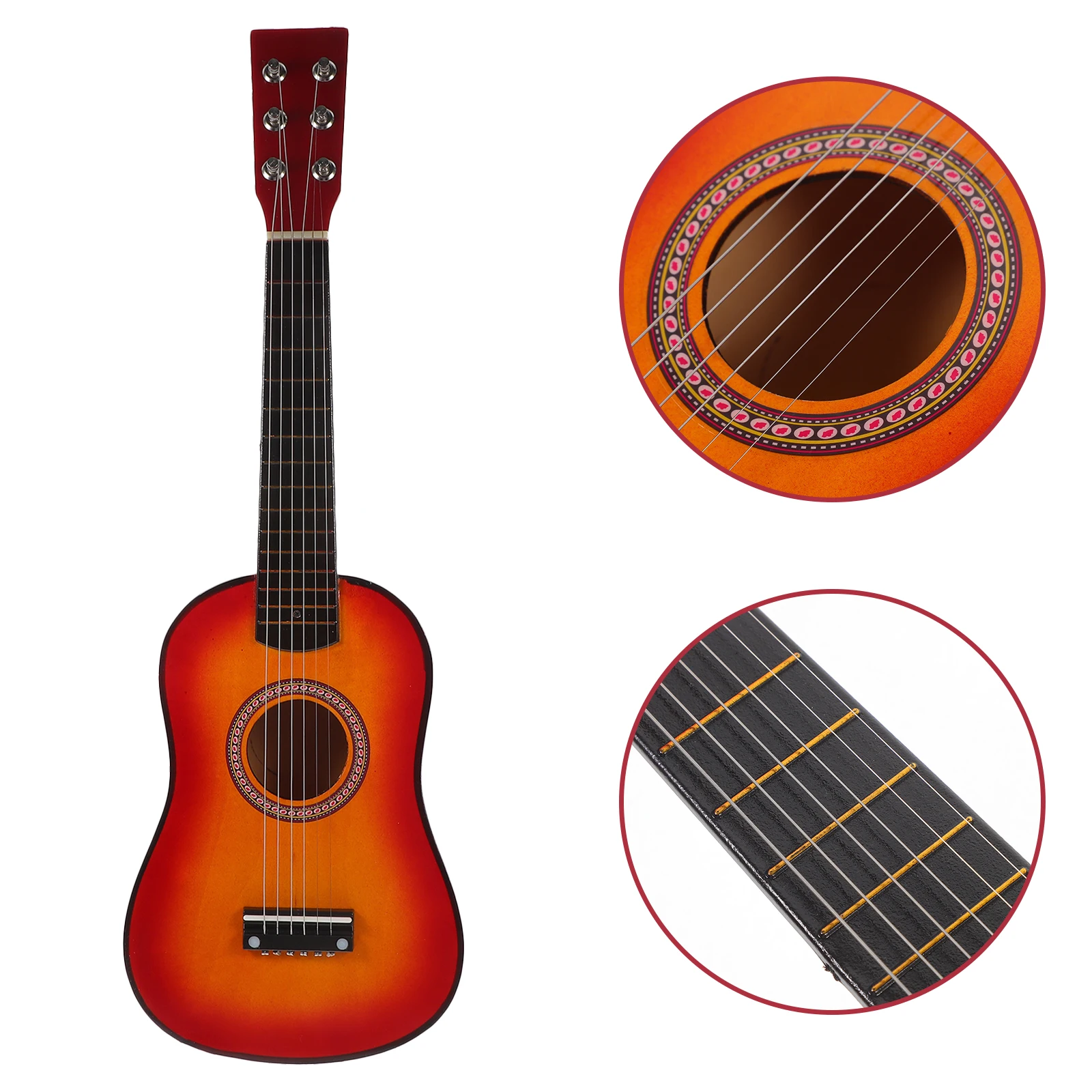 

1pc 21 Inch Beginner For Wood Musical Instrument Practice Plaything Vintage Folk Acoustic Funny Musical Gift For