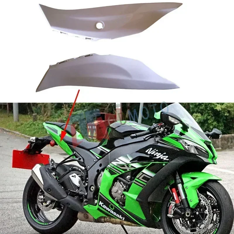 For Kawasiki ZX-10R 2016 2017 2018 2019 Motorcycle Unpainted Rear Tail Side Cover ABS Injection Fairing ZX10 R 16-19 Accessories