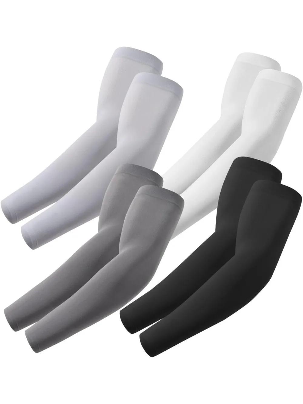 Cooling UV Protection Arm Sleeves, Sports Compression for Men & Women