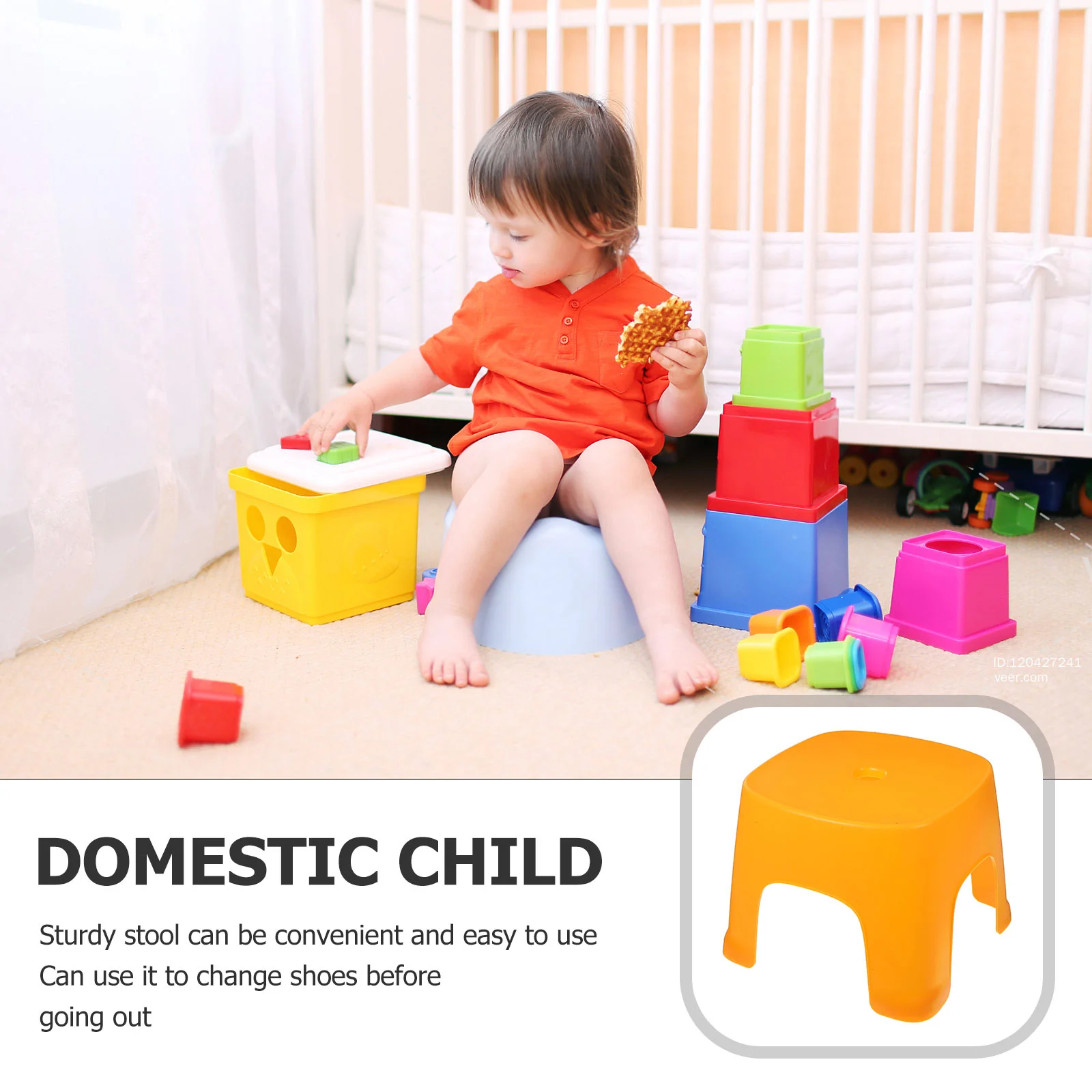 Low Stool for The Toilet Seats Plastic Footstool Toddler Step Kids Bathroom Poo Individual